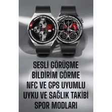 Hace Bazaar Akıllı Saat Gps ve Nfc Özelliği Sesli Görüşme Dokunmstik Ekran - HCB1234295-7117
