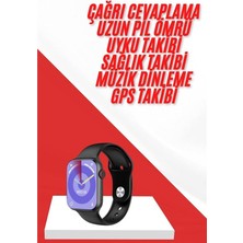 Hace Bazaar Yeni Nesil Akıllı Saat ve Kulaklık Seti Gümüş Kasa Zarif Tasarım Çok Fonksiy - HCB1232878-6