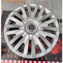 Yk 14 Inç Peugeot 206 / 208 / 301 / 306 / Partner Uyumlu Jant Kapağı 4'lü Takım Amblem Hediyeli
