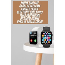 Hace Bazaar 1.83 Inç Akıllı Saat Android ve Ios Uyumlu Çağrı Cevaplayabilen Adımsayar G - HCB1238962-3