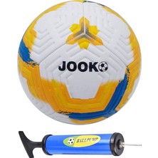 TAN EXPRESS 5 Numara Dikişli Futbol Topu + Hava Pompası 1 Set (Top : Halı Saha , Sert Zemin ve Çime Uygun)