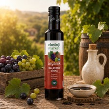 Ekoloji Market Organik Glutensiz Doğal Fermentasyon Balzamik Sirke 250 ml