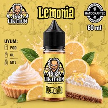 Likitium Lemonia 60ML/9MG Likit Aroma – Limonlu Krema ve Turta Aromalı