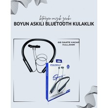Hace Bazaar Polygold PG-100 Boyun Askılı Kablosuz Kulaklık – 200 Saat Bekleme Süresi Stere - HCB1236161-5