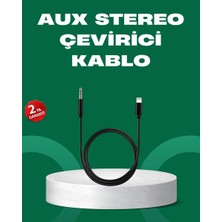 Hace Bazaar Lightning To 3.5mm Aux Ses Dönüştürücü Kablo 1 Metre Stereo Uyumlu - HCB1238321-1490