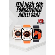 Hace Bazaar 2025 Model Akıllı Saat Kordon Hediyeli Çağrı Cevaplama Uzun Pil Süreli Android - HCB1234639-5