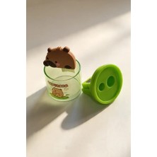 Glanart Capybara Figürlü Çift Bıçaklı Hazneli Kalemtraş 1 Adet