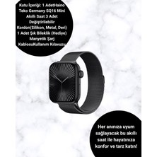 Zero Land Kmrsfres Sq-16 Mini Series 10 – Dokunmatik Akıllı Saat | Kalp Ritmi, Spo2, Uyku Takibi
