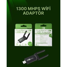 Hace Bazaar USB 3.0 Wireless Adaptör – 2.4ghz & 5ghz Destekli - HCB1238124-7944