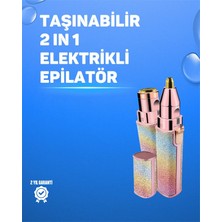 Hace Bazaar Kaş ve Yüz Epilation Aleti – Kolay Kullanımlı Portatif Shaver USB Şarjlı - HCB1239486-6104