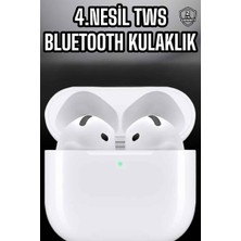 Hace Bazaar 4.nesil Kaliteli Tws Android ve Ios Uyumlu Mikrofonlu Kulaklık - HCB1234653-5873
