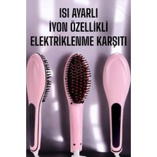 Hace Bazaar Saç Düzleştirici Tarak Isı Ayarlı Yıpranma Önleyici Düzleştirici Fön Tarak - HCB1239797-8