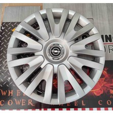 Yk 14 Inç Opel Corsa / Astra / Vectra / Meriva Uyumlu Jant Kapağı 4'lü Takım Amblem Hediyeli