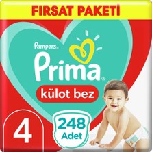 Prima Külot Bez Fırsat Paketi 4 Beden 4X62 248 Adet