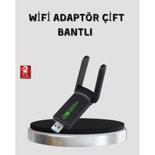 Hace Bazaar 1200 Mbps Dual Band Wifi Adaptör – 5.8g & 2.4g Çift Antenli - HCB1235362-8984