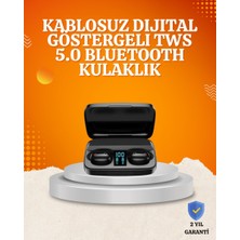 Hace Bazaar 1800 MAH Güçlü Şarj Kutusu ile Bluetooth Kulaklık Seti - HCB1237484-7294