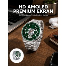 Hace Bazaar Harita Görüntüleme Özellikli Amoled Akıllı Saat 3 Kayışlı Fitness Takipli Y - HCB1236327-1