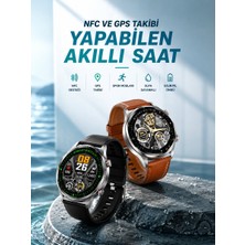 Hace Bazaar Bluetooth Bağlantılı Akıllı Saat Tüm Telefonlara Uyumlu Değiştirilebilir Kor - HCB1232956-6