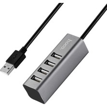 Hace Bazaar Hoco Hb1 80CM Kablolu 4 Portlu USB Çoğaltıcı Hub ADAPTÖR-(5775) - HCB1236207-8728