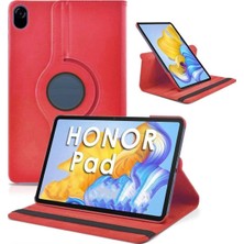 Teknook Huawei Honor Pad X8 Pro 11.5' Zore Dönebilen Standlı Kılıf - Kırmızı