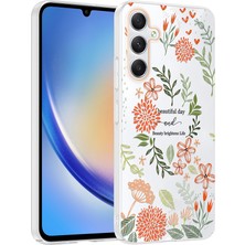 Teknook Galaxy A24 Kılıf Kamera Korumalı Desenli Zore Klip Kılıf - Beautiful