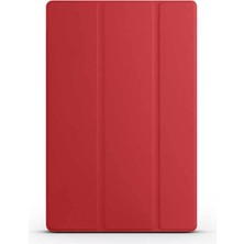 Teknook Galaxy Tab S10 Lite Zore Smart Cover Standlı 1-1 Kılıf - Kırmızı