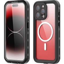 Teknook iPhone 15 Pro Max Kılıf 1-1 Su Geçirmez Kılıf - Siyah