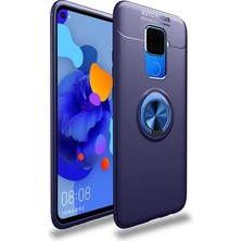 Teknook Huawei Mate 30 Lite Kılıf Zore Ravel Silikon Kılıf - Mavi
