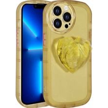 Teknook iPhone 13 Pro Max Kılıf Kamera Korumalı Pop Soketli Renkli Zore Ofro Kılıf - Sarı