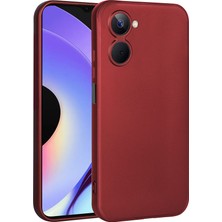 Teknook Realme 10 4g Kılıf Zore Premier Silikon Kılıf - Kırmızı