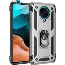 Teknook Xiaomi Redmi K30 Pro Kılıf Zore Vega Kılıf - Gri