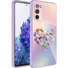 Teknook Galaxy S20 Fe Kılıf Kamera Korumalı Desenli Sert Silikon Zore Epoksi Kılıf - No1