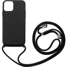 Teknook iPhone 12 Pro Max Kılıf Zore Ropi Kılıf - Siyah