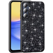 Teknook Galaxy A26 Kılıf Parlak Taşlı Tasarım Zore Pırlanta Kılıf - Siyah