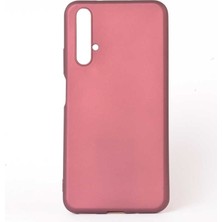Teknook Huawei Honor 20 Kılıf Zore Premier Silikon Kılıf - Mürdüm