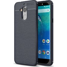 Teknook General Mobile 8 Go Kılıf Zore Niss Silikon Kılıf - Lacivert