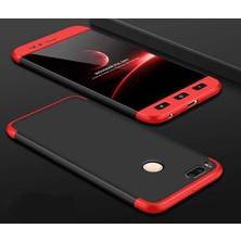 Teknook Xiaomi Mi 5x Kılıf Zore Ays Kılıf - Siyah-Kırmızı