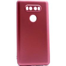 Teknook Lg V20 Kılıf Zore Premier Silikon Kılıf - Rose Gold