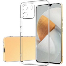 Teknook Vivo Y15S Kılıf Zore Kamera Korumalı Süper Silikon Kılıf - Renksiz