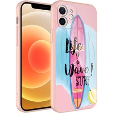 Teknook iPhone 12 Kılıf Kamera Korumalı Desenli Sert Silikon Zore Epoksi Kılıf - NO10