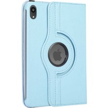 Teknook iPad Mini 2021 (6.nesil) Zore Dönebilen Standlı Kılıf - Mavi