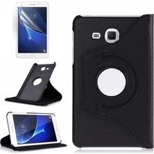 Teknook Galaxy Tab 4 T280 Zore Dönebilen Standlı Kılıf - Siyah