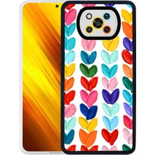 Teknook Xiaomi Poco X3 Kılıf Zore M-Fit Desenli Kılıf - Heart No6