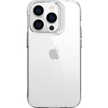 Teknook iPhone 14 Pro Max Kılıf Zore Şeffaf Ultra Ince Airbag Tasarımlı Okka Kılıf - Renksiz
