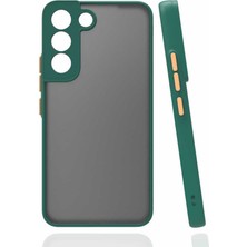 Teknook Galaxy S22 Plus Kılıf Zore Hux Kılıf - Koyu Yeşil