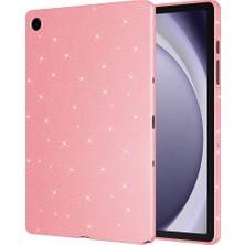 Teknook Galaxy Tab S10 Lite Simli Parlak Görünümlü Zore Tablet Koton Kılıf - Pembe