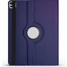 Teknook iPad Pro 13 2025 M5 Zore Dönebilen Standlı Kılıf - Lacivert