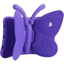 Teknook iPad 2 3 4 Zore Butterfly Standlı Tablet Kılıf - Mor