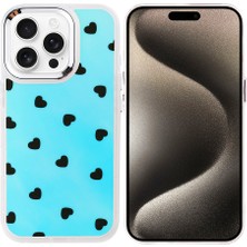 Teknook iPhone 15 Pro Kılıf Airbag Tasarımlı Zore Hadra Kılıf - Kalp