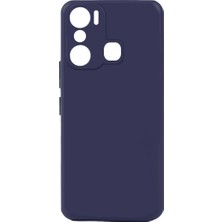 Teknook Infinix Hot 20I Kılıf Zore Biye Silikon - Lacivert